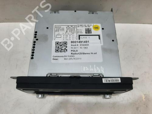Radio VW POLO V (6R1, 6C1) 1.4 (6R1) | BP28122677E6 