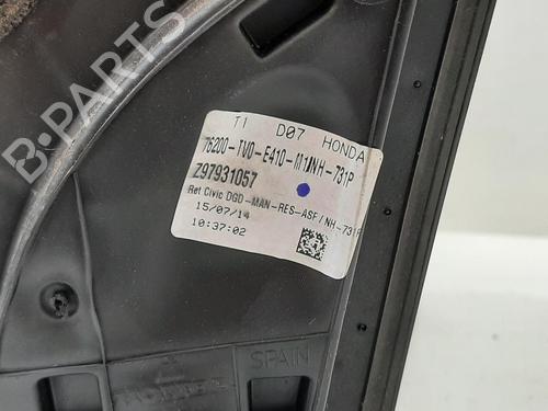 Right mirror HONDA CIVIC IX (FK) 1.4 i-VTEC (FK1) | BP28617947C27 