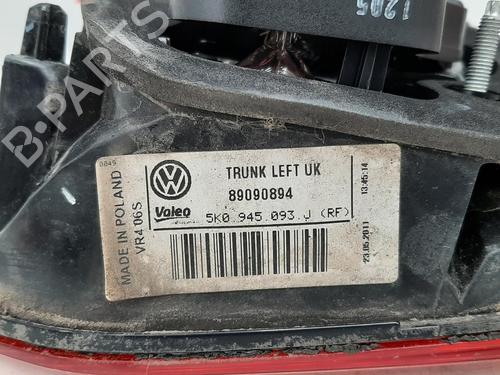 Left taillight VW GOLF VI (5K1) 1.6 TDI | BP26864208C34 