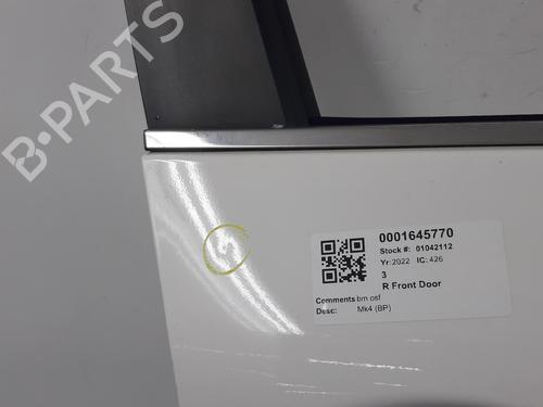 Right front door MAZDA 3 Hatchback (BP) 2.0 SKYACTIV-G M Hybrid | BP32478378C3 