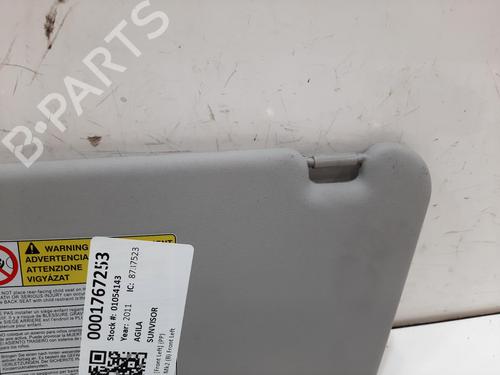 Left sun visor VAUXHALL AGILA Mk II (B) (H08) 1.2 i 16V | BP37160630I1 - Image 3