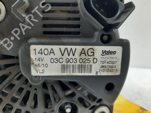 Alternator VW GOLF VI (5K1) 1.4 TSI | BP38800714M7 - Image 2