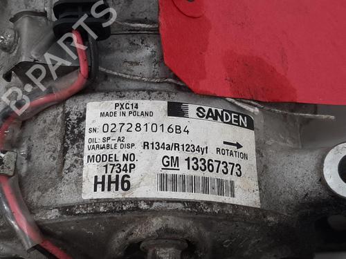 AC compressor VAUXHALL ASTRA Mk VII (K) (B16) 1.6 CDTi | BP26857147M34 