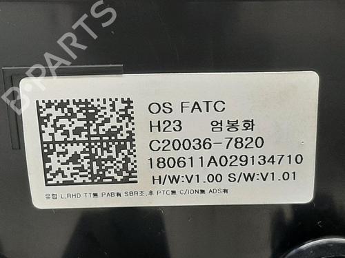 Climate control HYUNDAI KONA (OS, OSE, OSI) 1.0 T-GDi | BP26869898I5 