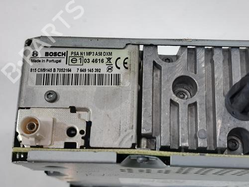 Radio PEUGEOT 3008 I MPV (0U_) 1.6 HDi | BP29237466E6 