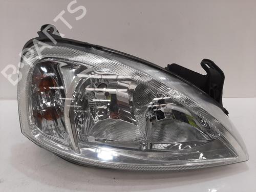 Used Right headlight VAUXHALL CORSA Mk II (C) (X01) 1.2 Twinport (F08, F68) (80 hp) 28069355