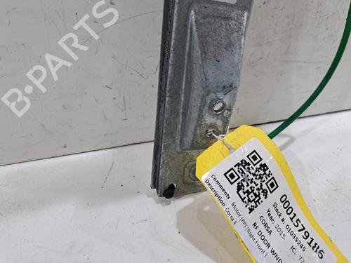 Rudehejsemekanisme Højre foran VAUXHALL CORSA Mk IV (E) (X15) 1.2 | BP30869819C23