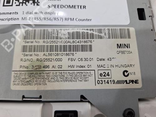 Instrument cluster MINI MINI (R56) Cooper S | BP39934819C47 - Image 2