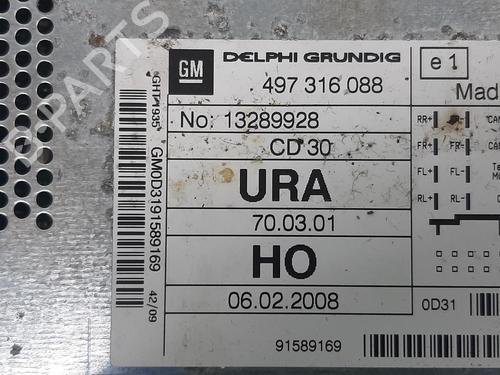 Radio VAUXHALL ZAFIRA Mk II (B) (A05) 1.6 | BP26767081E6 