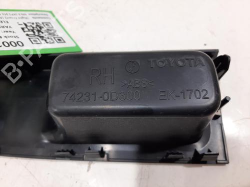Right front window switch TOYOTA YARIS (_P13_) 1.3 (NSP130_, NSP130) | BP37491476I26 - Image 2