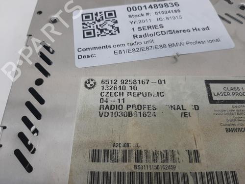 Radio BMW 1 Convertible (E88) 118 d | BP28114941E6 