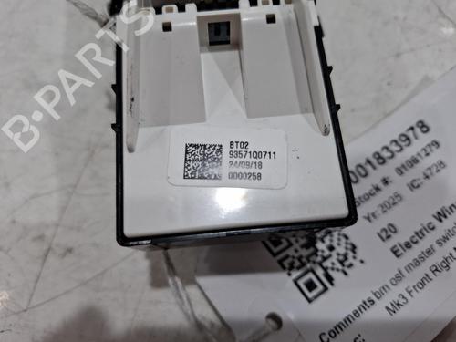 Right front window switch HYUNDAI i20 III (BC3, BI3) 1.0 T-GDI | BP39252091I26 - Image 3