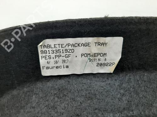 Rear parcel shelf CITROËN C3 III (SX) 1.2 VTi 82 | BP38737620C85 - Image 2