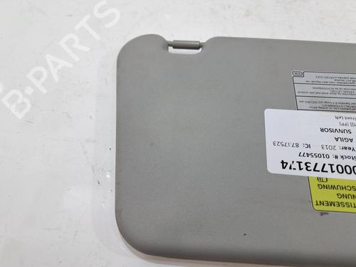 Left sun visor VAUXHALL AGILA Mk II (B) (H08) 1.2 i 16V | BP37414097I1 - Image 5
