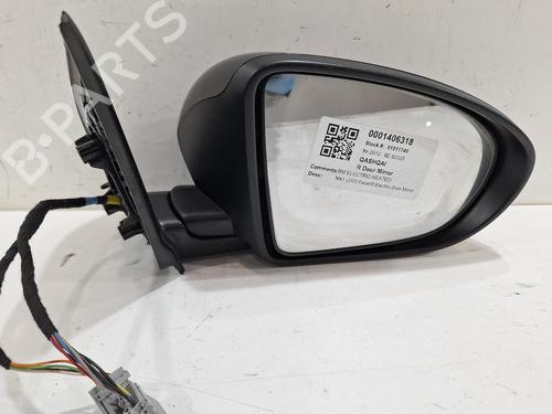 Used Right mirror NISSAN QASHQAI / QASHQAI +2 I (J10, NJ10, JJ10E) 1.6 (117 hp) 26827590