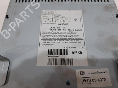Radio HYUNDAI i30 (FD) 1.4 | BP29267040E6 