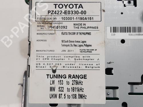 Elektronische module TOYOTA YARIS (_P9_) 1.33 VVT-i (NSP90_, NSP90R) | BP29742189M83 