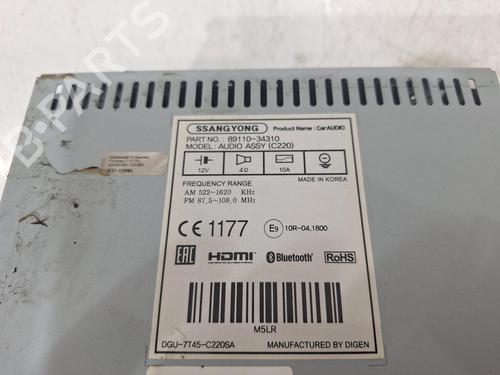 Radio SSANGYONG KORANDO (CK) 2.2 Xdi | BP31964564E6