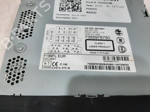 Radio FIAT PUNTO (199_) 1.2 (199AXZ1A, 199BXZ1A) | BP34732963E6 - Image 2