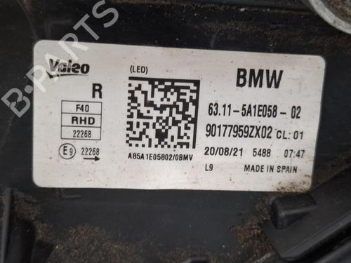 Right headlight BMW 1 (F40) 118 d | BP39035646C29 - Image 2