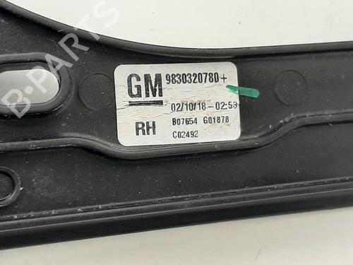 Front right window mechanism VAUXHALL GRANDLAND X / GRANDLAND (A18) 1.5 Turbo D (75) | BP26804993C23 