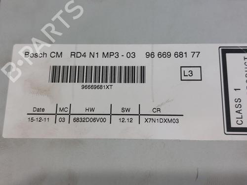 Bilradio CITROËN BERLINGO MULTISPACE (B9) 1.6 HDi 90 | BP26840470E6 
