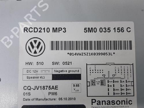 Radio VW GOLF PLUS V (5M1, 521) 1.6 TDI | BP26815391E6 