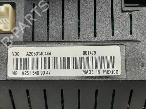 Instrument cluster MERCEDES-BENZ R-CLASS (W251, V251) R 320 CDI 4-matic (251.022, 251.122) | BP26746646C47 