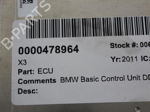 Used Control unit BMW X3 (F25) xDrive 20 d (184 hp) 26871910