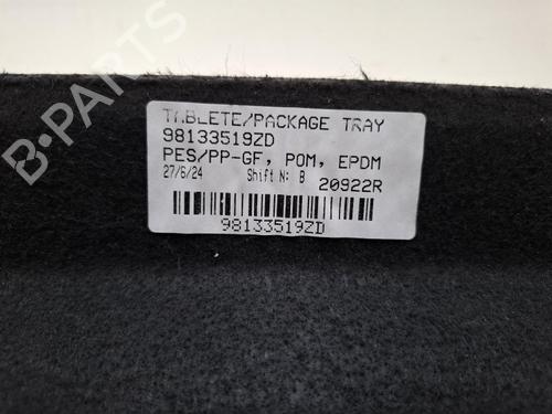 Rear parcel shelf CITROËN C3 III (SX) 1.2 THP 110 (SXHNPS, SXHNZT, SXHNZ6) | BP40611895C85 - Image 2