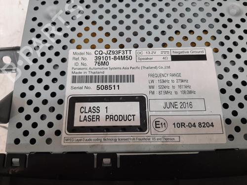 Radio SUZUKI CELERIO (LF) 1.0 (AVK310) | BP37082179E6 - Image 2
