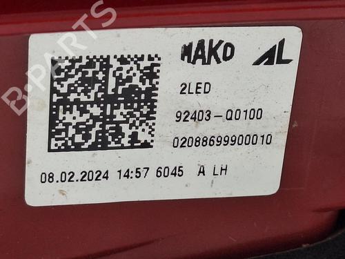 Left taillight HYUNDAI i20 III (BC3, BI3) 1.0 T-GDI | BP27225561C34 