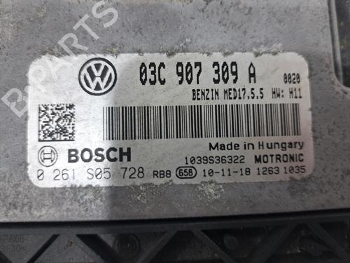 Engine control unit (ECU) VW GOLF VI (5K1) 1.4 TSI | BP38754165M57 - Image 2