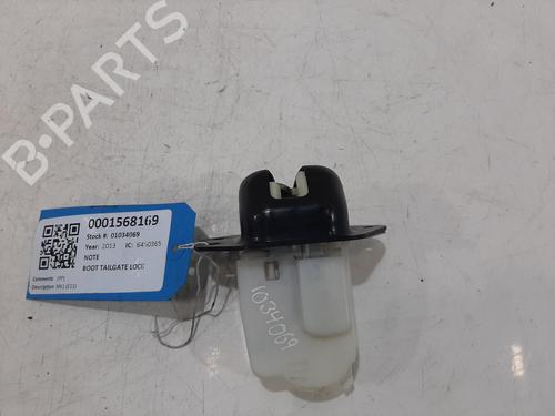 Used Tailgate lock NISSAN NOTE (E11, NE11) 1.6 (110 hp) 30496555