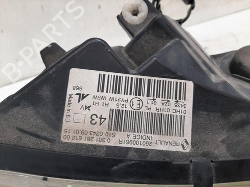 Right headlight RENAULT CAPTUR I (J5_, H5_) 1.5 dCi 90 (J5N4, J5M5, J5MW, J5M6, J5AL, J5AJ) | BP37443379C29 - Image 2