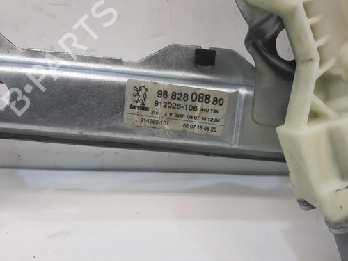Front right window mechanism PEUGEOT 3008 I MPV (0U_) 1.6 BlueHDi 120 | BP28084986C23 