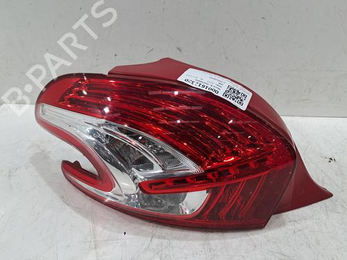 Used Left taillight PEUGEOT 208 I (CA_, CC_) 1.0 VTi (68 hp) 31846510