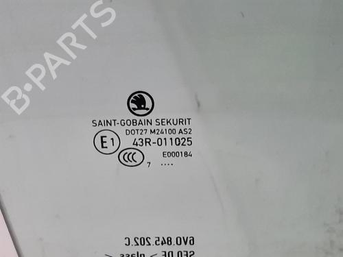 Front right door window SKODA FABIA III (NJ3) 1.0 | BP29524765C19 
