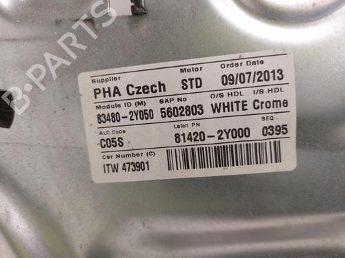 Rear right window mechanism HYUNDAI ix35 (LM, EL, ELH) 1.7 CRDi | BP26749365C25 