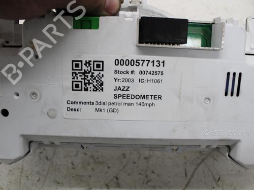 Instrument cluster HONDA JAZZ II (GD_, GE3, GE2) 1.3 iDSi (GD1) | BP26756498C47 