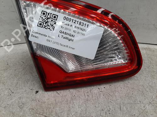 Left taillight NISSAN QASHQAI / QASHQAI +2 I (J10, NJ10, JJ10E) 1.5 dCi | BP26869221C34 