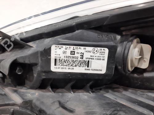 Right headlight VAUXHALL MERIVA Mk II (B) (S10) 1.4 | BP37614087C29 - Image 2
