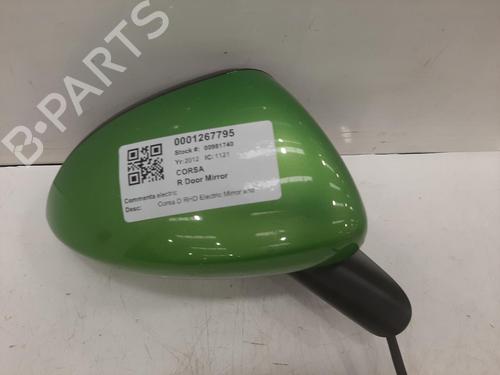 Used Right mirror VAUXHALL CORSA Mk III (D) (S07) 1.2 i 16V (L08) (86 hp) 26857181