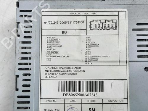 Radio CHEVROLET CAPTIVA (C100, C140) 2.0 D 4WD | BP26814252E6 