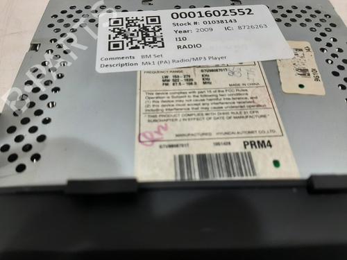 Radio HYUNDAI i10 I (PA) 1.2 | BP31361212E6 