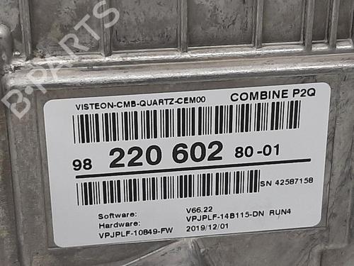 Instrument cluster PEUGEOT 208 II (UB_, UP_, UW_, UJ_) 1.2 PureTech 100 | BP26835831C47 