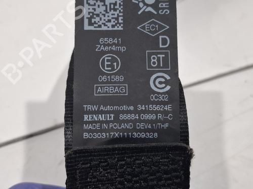Front right seatbelt RENAULT TWINGO III (BCM_, BCA_) 1.0 SCe 70 | BP40601013I25 - Image 2