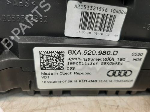 Instrument cluster AUDI A1 Sportback (8XA, 8XF) 1.0 TFSI | BP26753865C47 