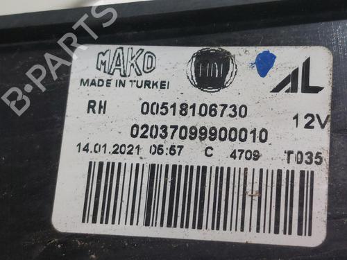 Right taillight FIAT DOBLO Cargo (263_) 1.3 D Multijet (263WXU1A, 263ZXU1A, 263WYB1A, 263ZYB1A) | BP26863743C35 