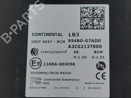 Control unit HYUNDAI IONIQ (AE) Electric | BP26843614M11 